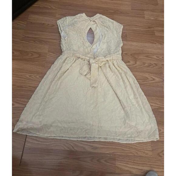 Free People X Lindsey Thornburg Cutout Velvet Dress Size 4 - Picture 5 of 9